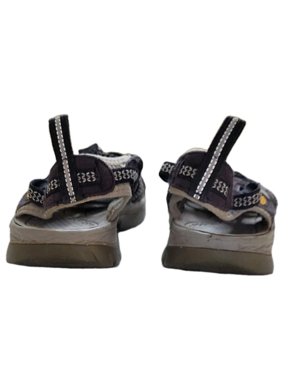 KEEN Newport Green/Brown Leather Hiking Waterproof Sandals Womens Size 6.5